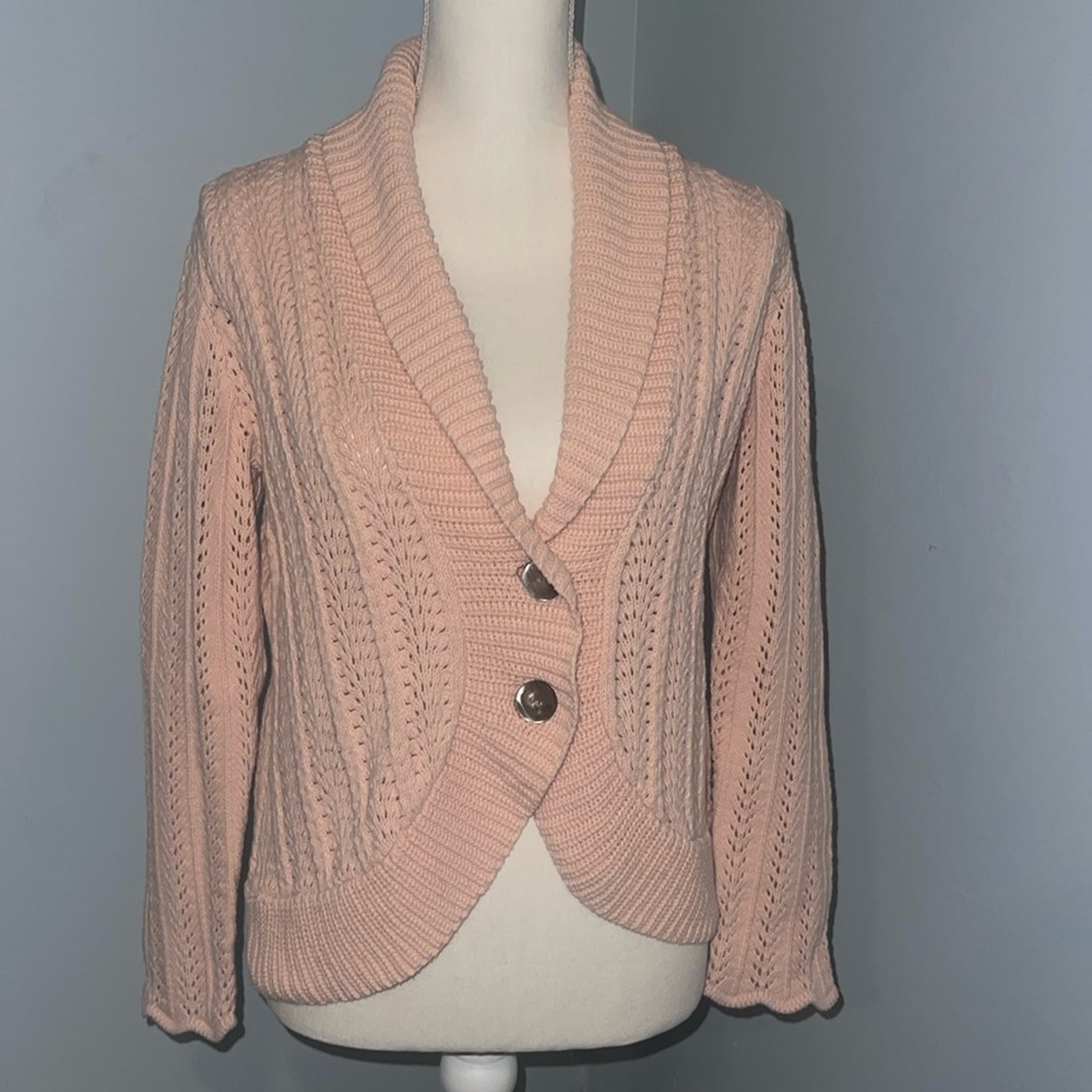 J. Jill size small pink cardigan